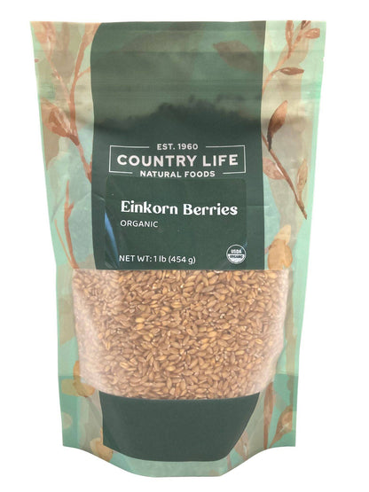 Einkorn Berries, Organic by Country Life Natural Foods