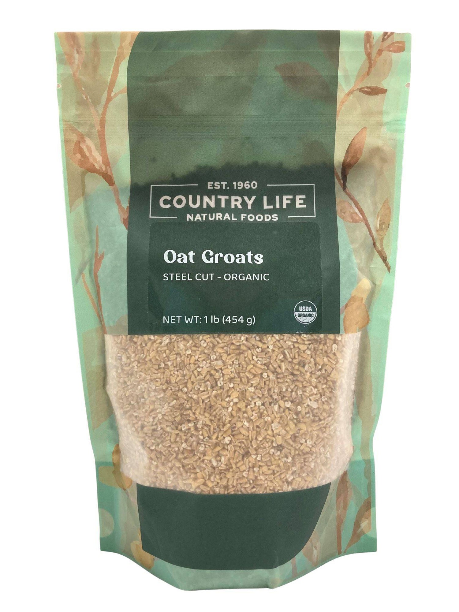 Oat Groats, Steel Cut, Organic by Country Life Natural Foods
