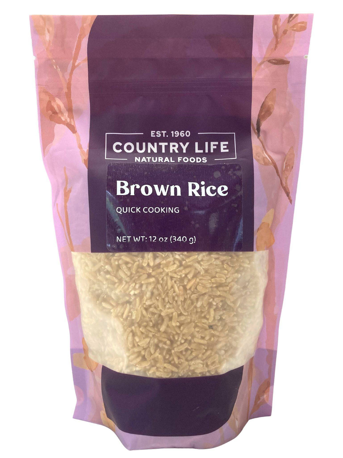 Quick Cooking Rice, Brown, 8 Min by Country Life Natural Foods