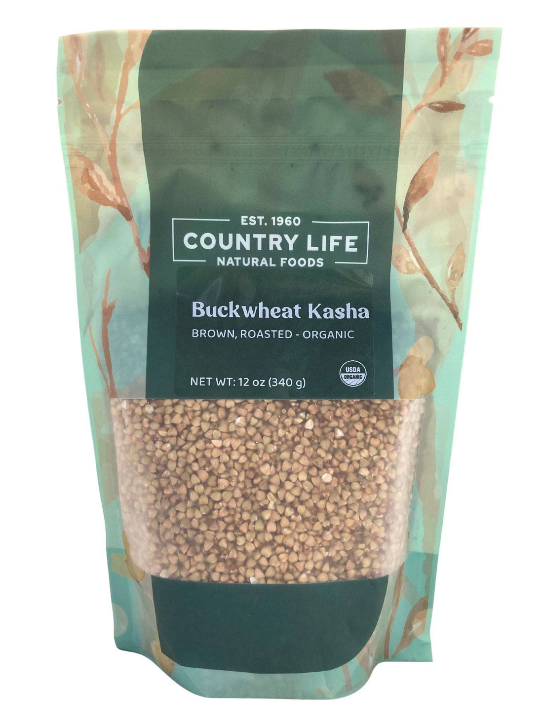 Buckwheat, Kasha, Brown Roasted, Organic by Country Life Natural Foods