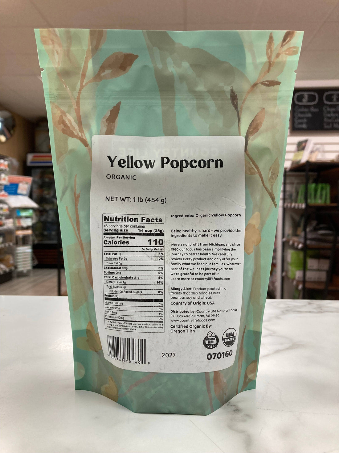 Popcorn, Yellow, Organic  DestGlow