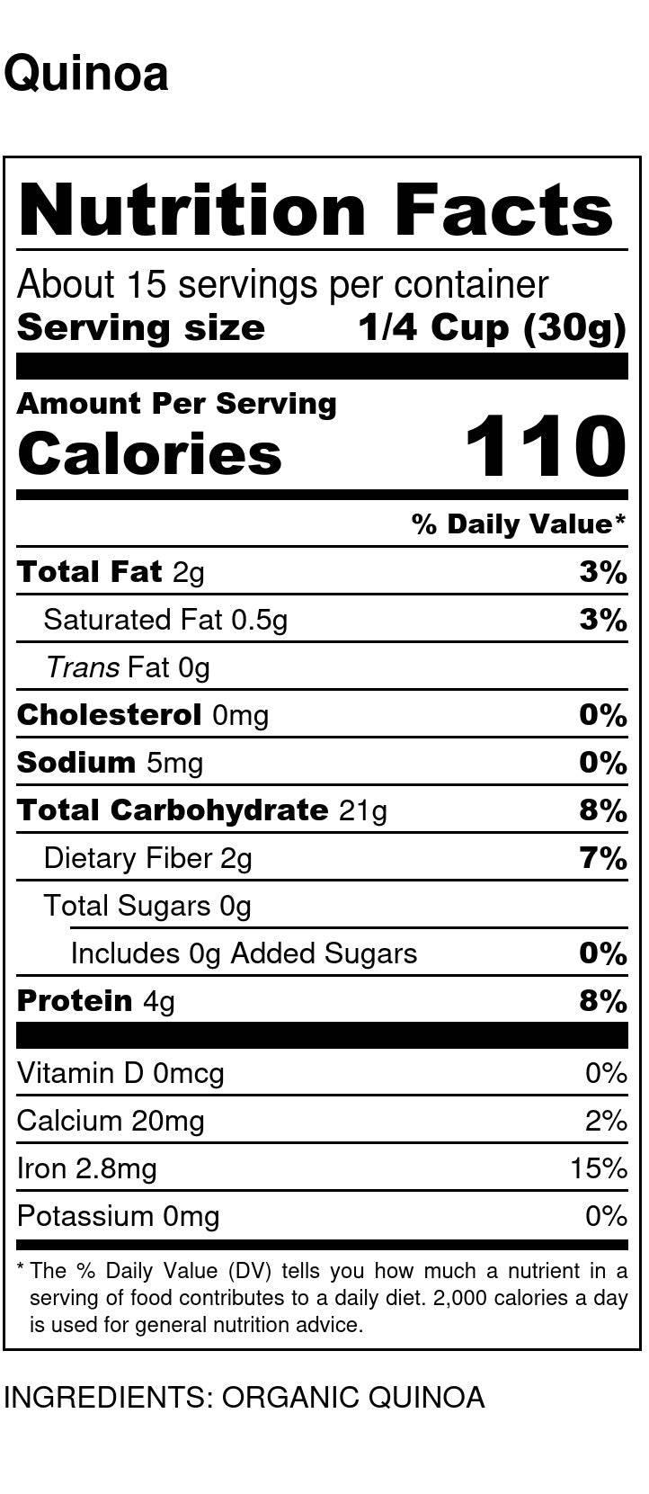 Quinoa, Organic by Country Life Natural Foods