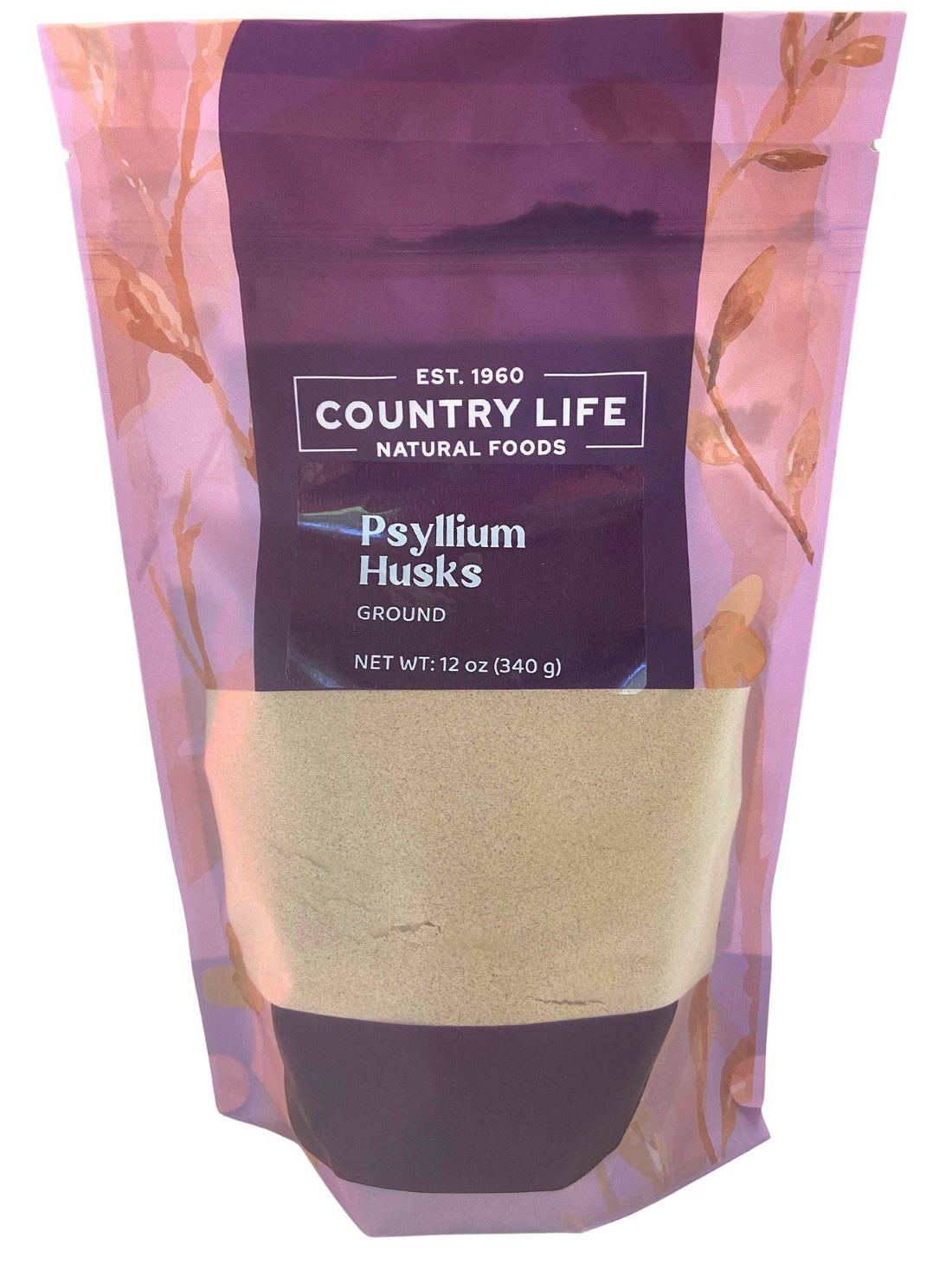 Psyllium Husks, Ground by Country Life Natural Foods