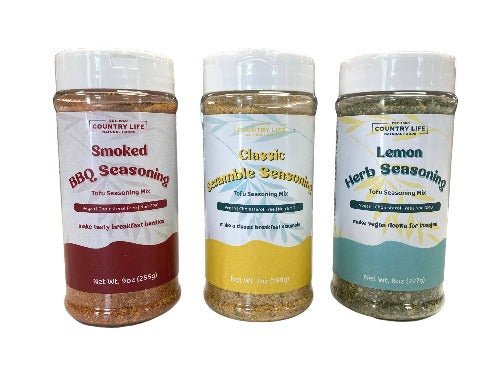 Tofu Scramble Seasonings, 3-Pack by Country Life Natural Foods