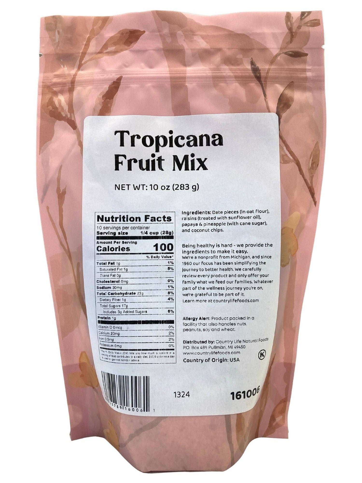 Tropicana Fruit Mix by Country Life Natural Foods