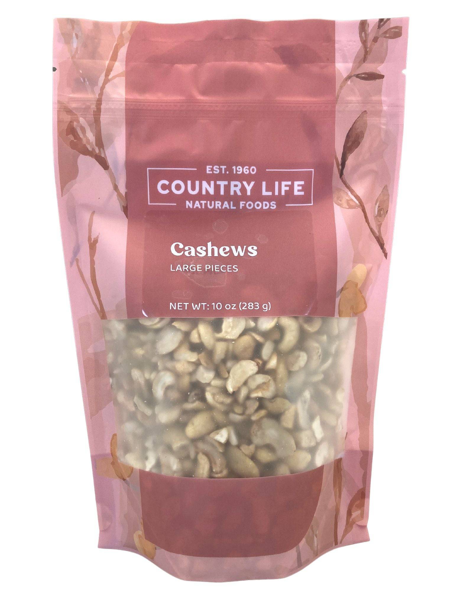 Cashews, Large Pieces by Country Life Natural Foods