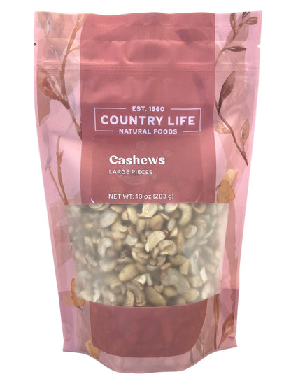 Cashews, Large Pieces by Country Life Natural Foods