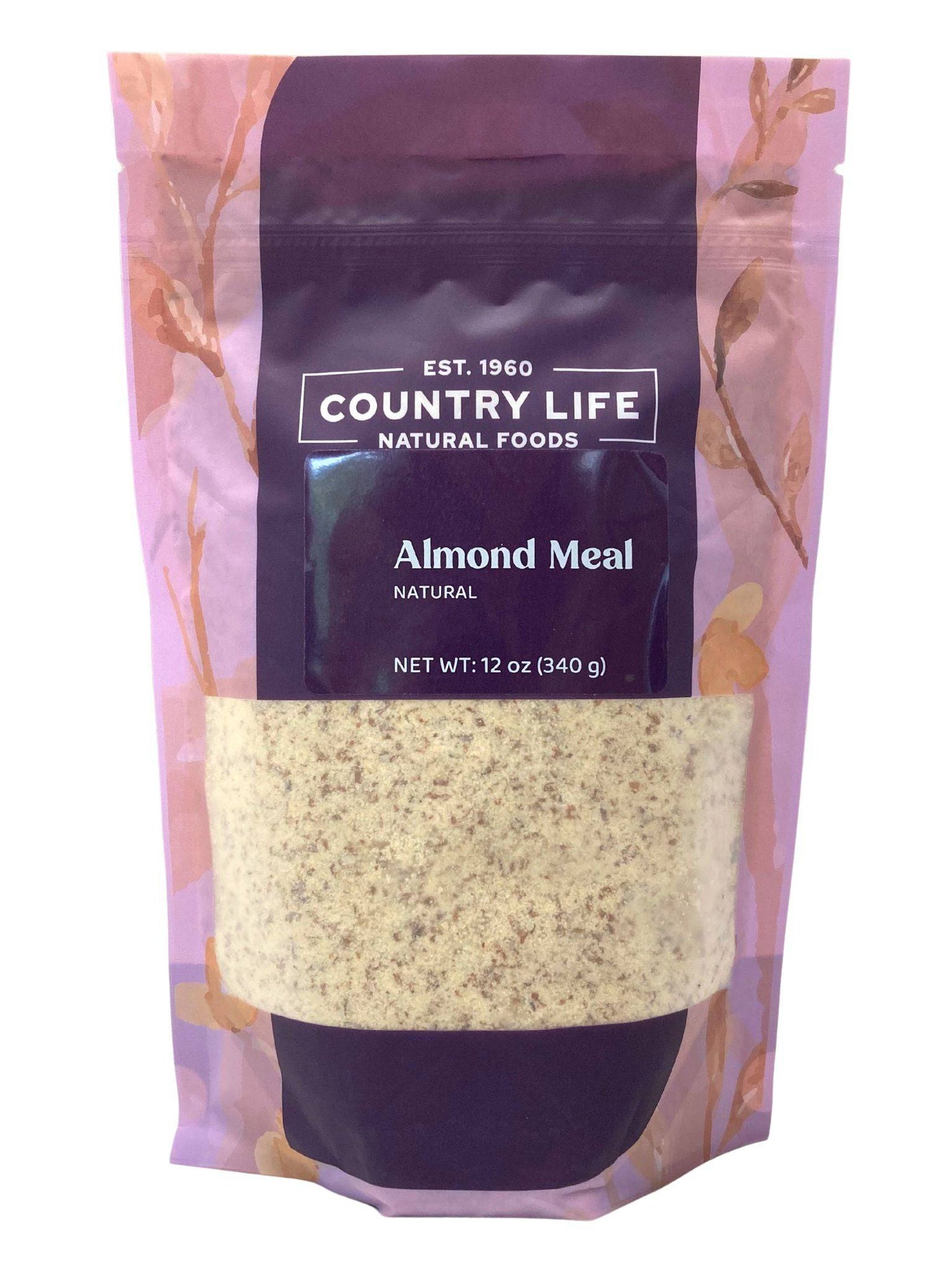 Almond Meal, Fine Ground, Natural by Country Life Natural Foods