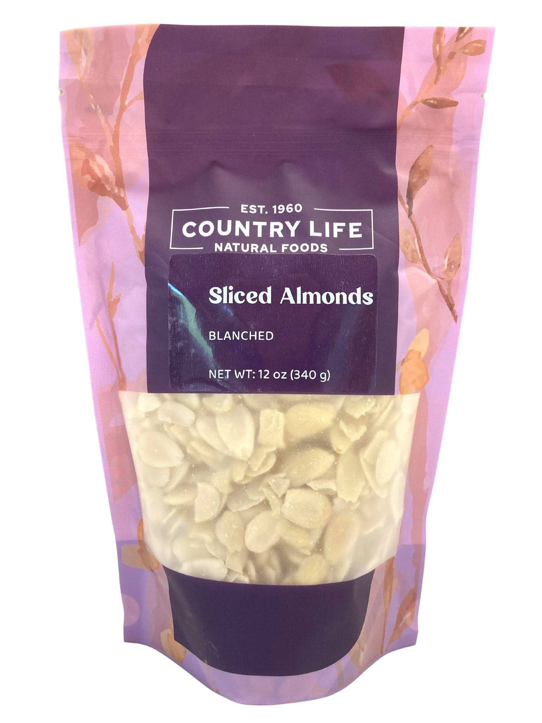 Almonds, Sliced, Blanched by Country Life Natural Foods
