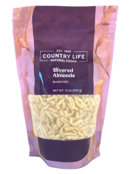 Almonds, Slivered, Blanched by Country Life Natural Foods