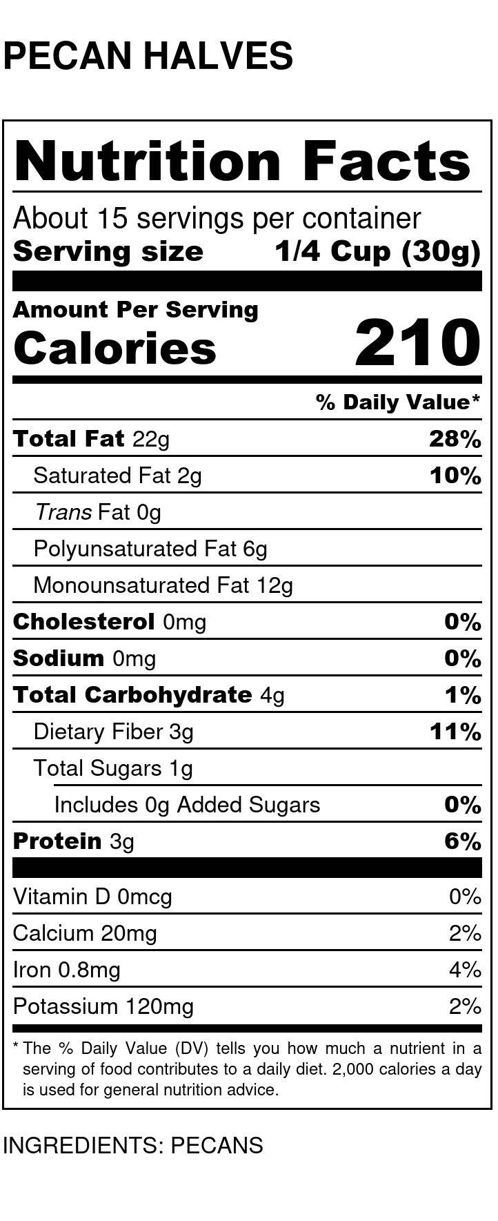 Pecan Halves, Junior Mammoth, Organic by Country Life Natural Foods
