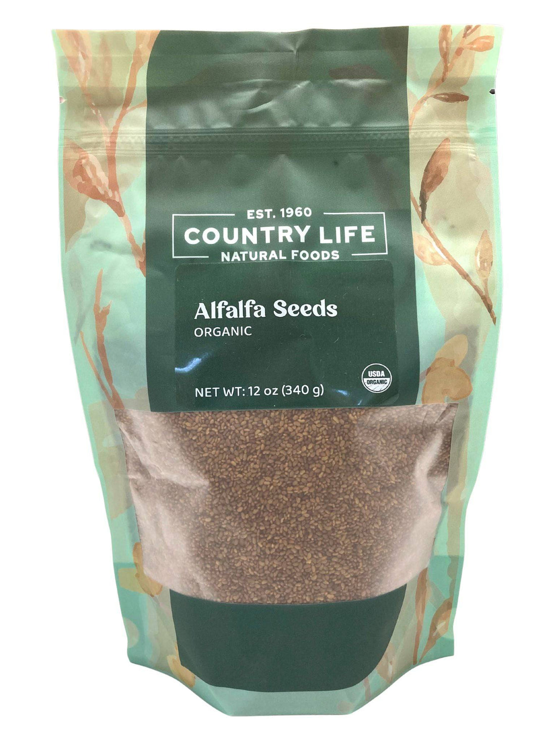 Alfalfa Seeds, Organic by Country Life Natural Foods