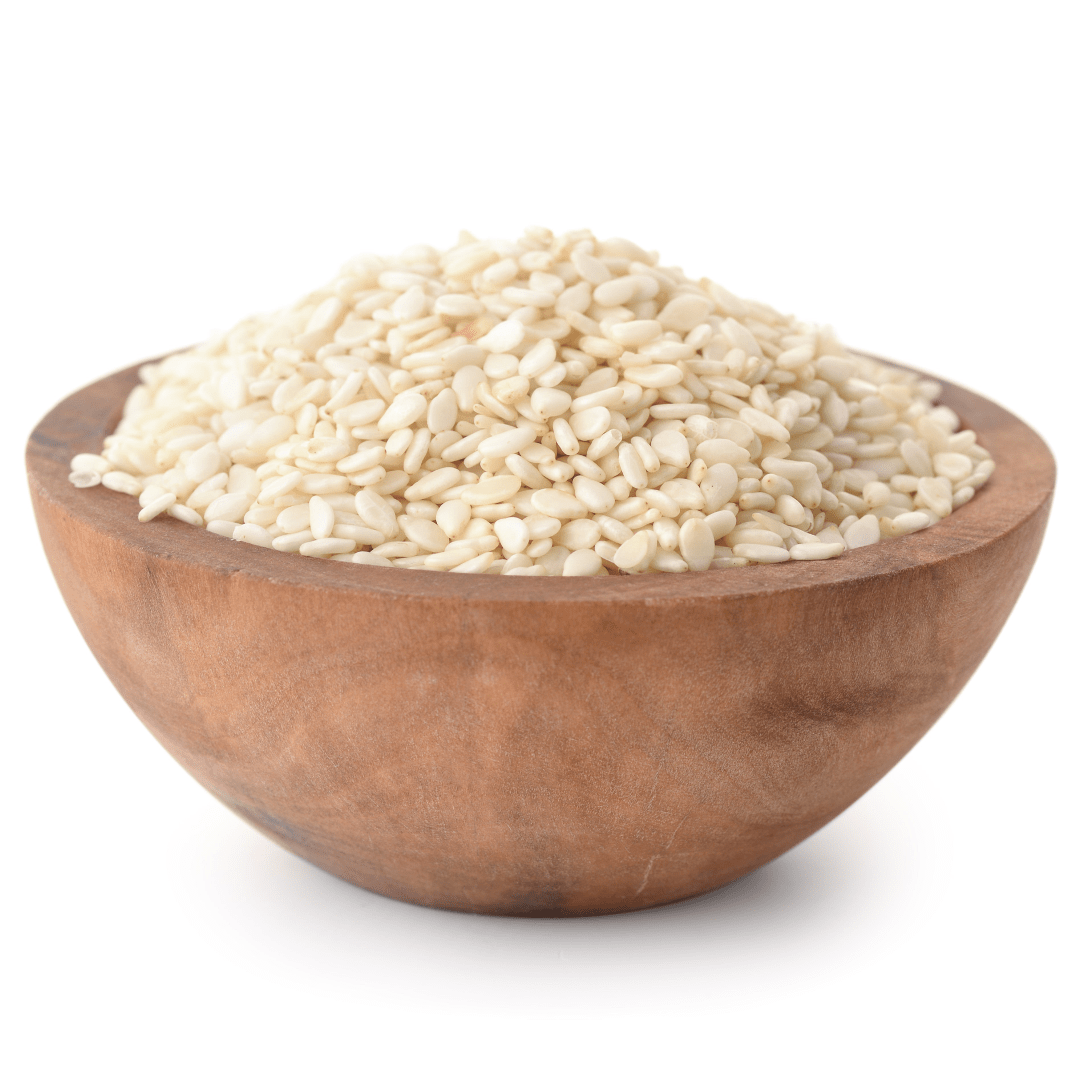Sesame Seeds, White, Hulled, Organic by Country Life Natural Foods