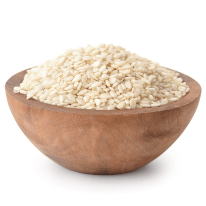 Sesame Seeds, White, Hulled, Organic by Country Life Natural Foods
