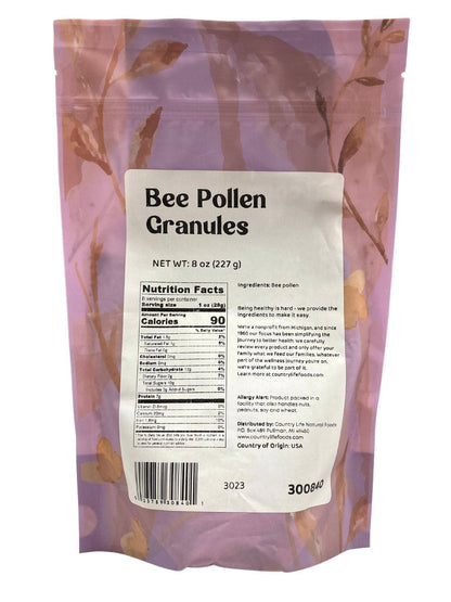 Bee Pollen Granules by Country Life Natural Foods