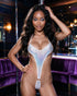 Hologram Extreme 1PC Cutout Bodysuit  DestGlow