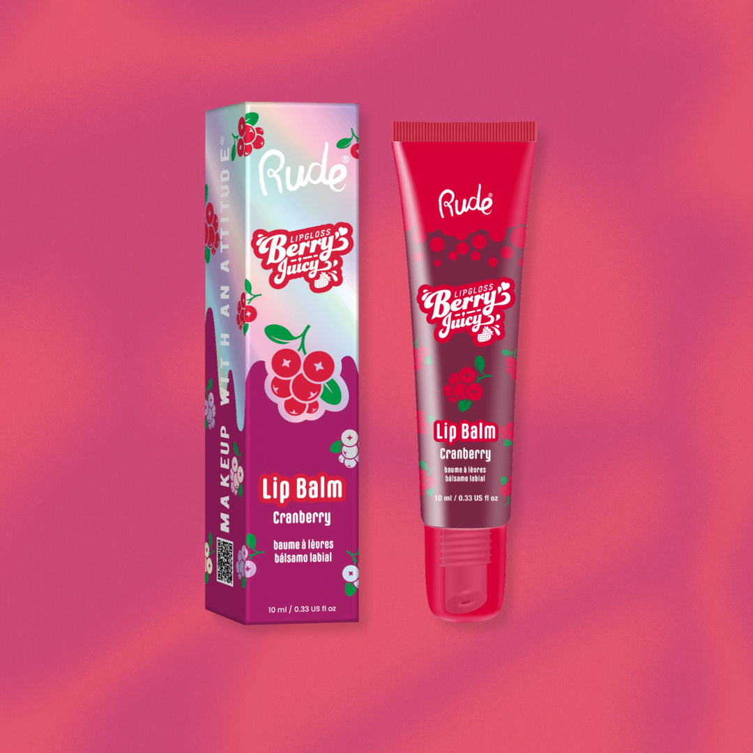 RUDE Berry Juicy Lip Balm - Cranberry 