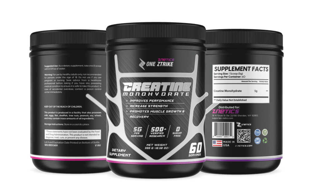 Creatine Monohydrate Ultramicronized by Znetics