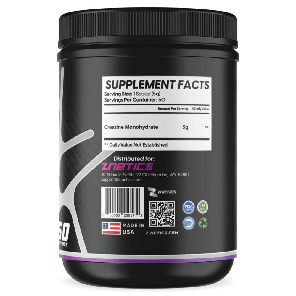 Creatine Monohydrate Ultramicronized by Znetics