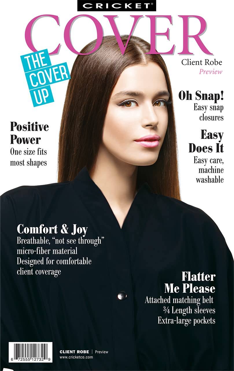 Cricket Preview Stylist Microfiber Cover-Up, Black 