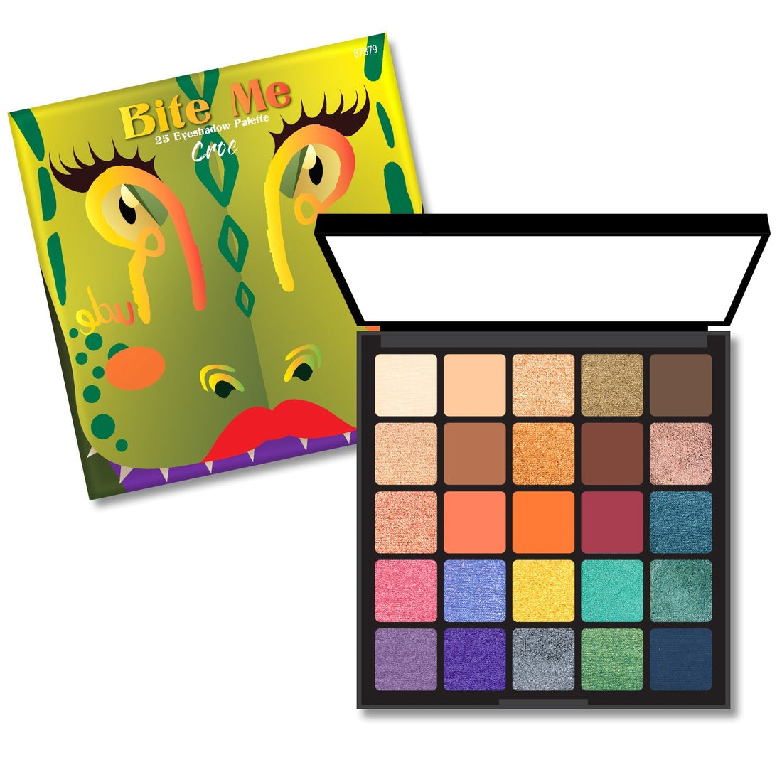 RUDE Bite Me 25 Eyeshadow Palette - Croc -  Croc 