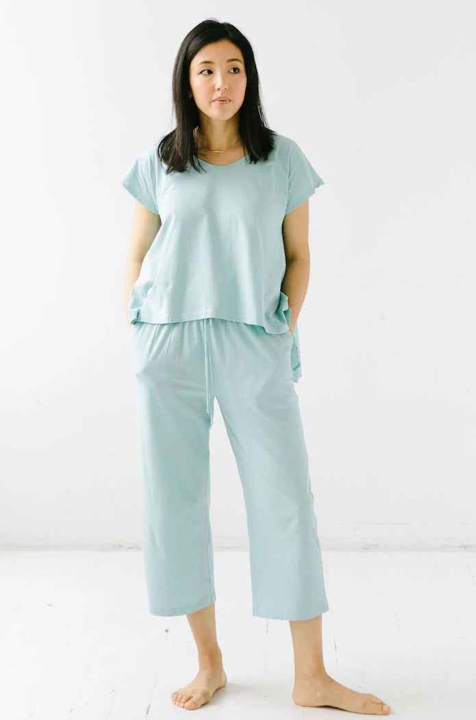 SALUA Cropped Tee &amp; Capri - shirts &amp; tops