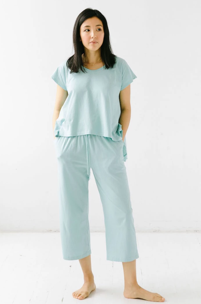 SALUA Cropped Tee &amp; Capri by Salua Lingerie