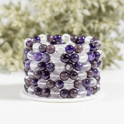 CROWN Chakra Crystal Bracelet