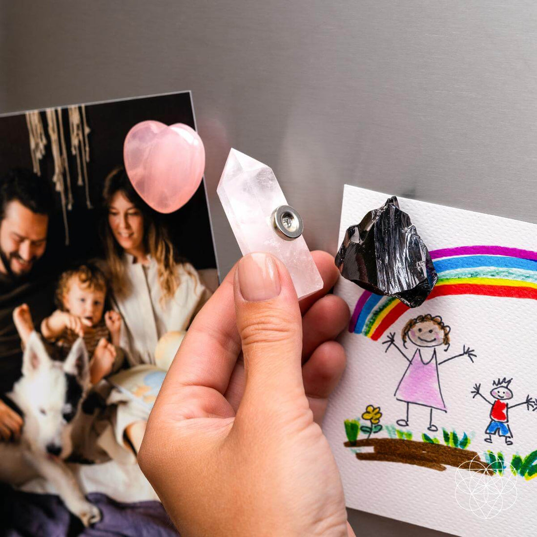 Crystal Guardian Magnets - Trio Of Peace &amp; Protection - DestGlow