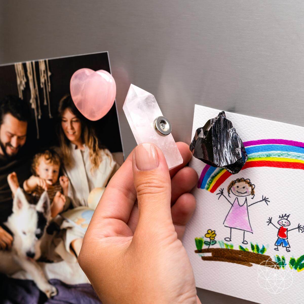 Crystal Guardian Magnets - Trio Of Peace &amp; Protection - DestGlow