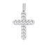 Cuban Link Cross Pendant 925 Sterling Silver - DestGlow