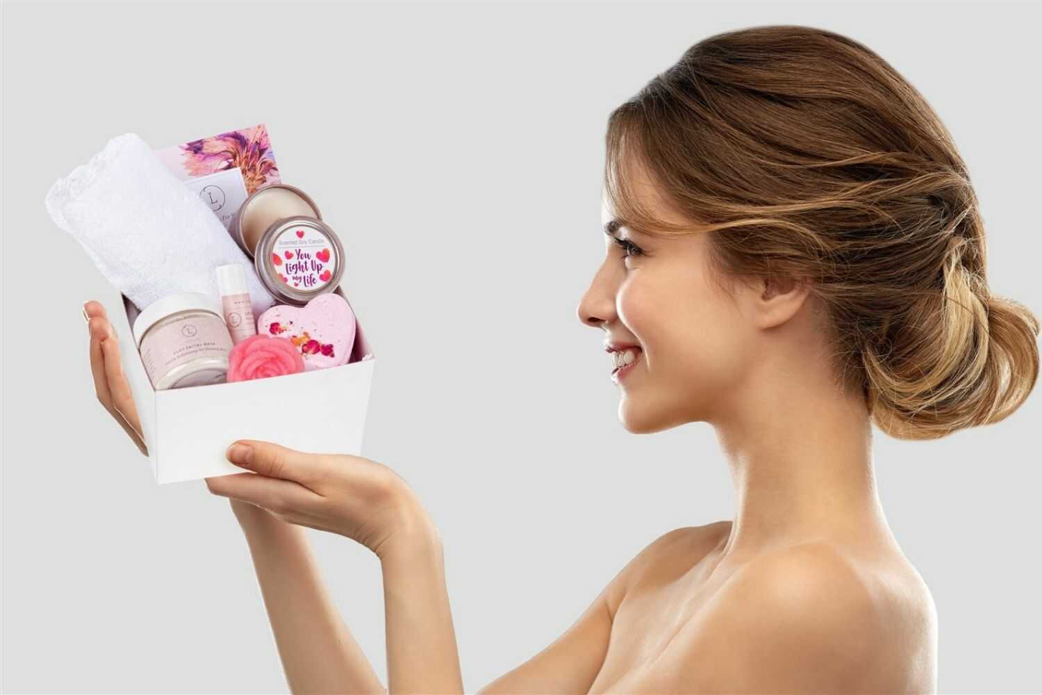 Cute LOVE Special Gift Box, Natural Skincare Gift Box, Mother&