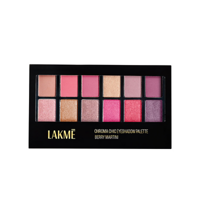 Lakme Glitterati Chroma Chic Eye Shadow Palette - Smokin Glam
