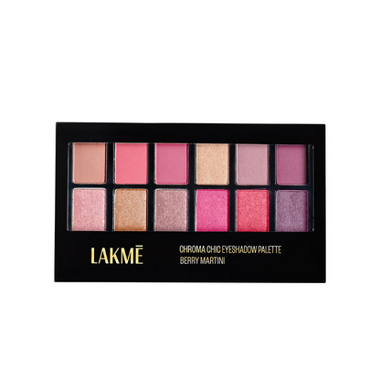 Lakme Glitterati Chroma Chic Eye Shadow Palette - Smokin Glam