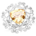 5.71 Carat Genuine Citrine .925 Sterling Silver Ring by Bids.com