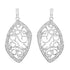 0.73 Carat Genuine White Diamond .925 Sterling Silver Earrings by Bids.com