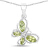 0.64 Carat Genuine Peridot .925 Sterling Silver Pendant by Bids.com