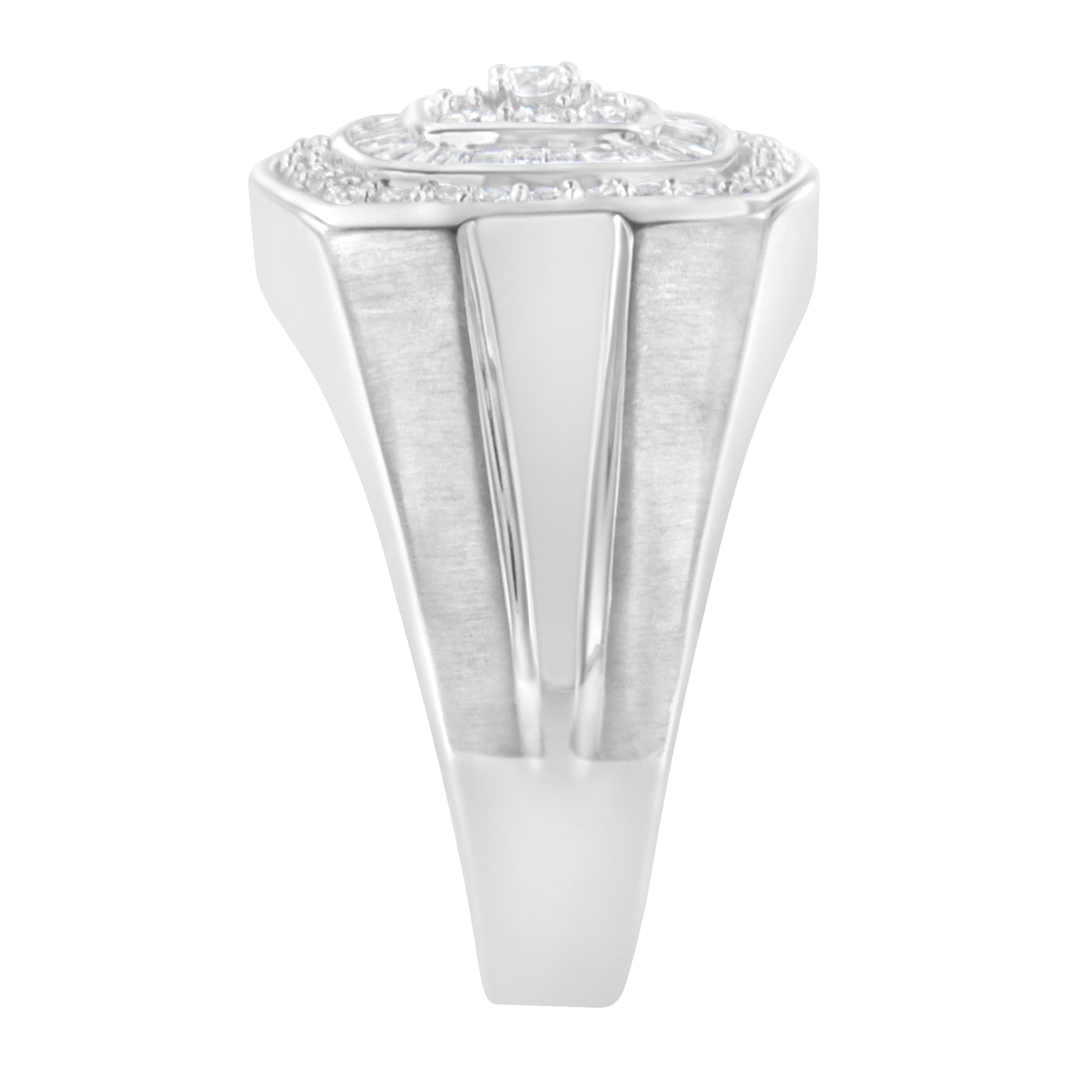 14K White Gold Men&