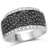 0.79 Carat Genuine Black Diamond .925 Sterling Silver Ring by Bids.com
