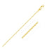 14k Yellow Gold Round Cable Link Chain 1.5mm by Bids.com