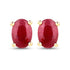 1.04 Carat Genuine Ruby 14K Yellow Gold Earrings  DestGlow