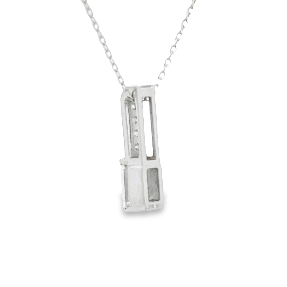 .06ct Zircon Diamond Fashion Pendants 10KT White Gold by Bids.com