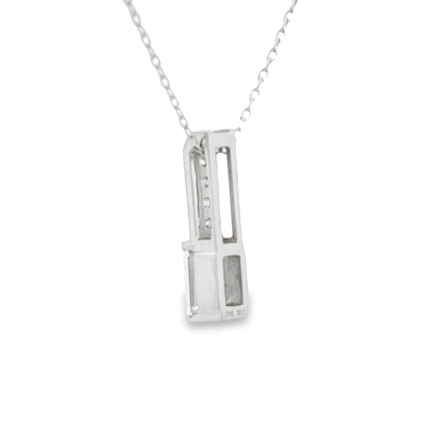 .06ct Zircon Diamond Fashion Pendants 10KT White Gold by Bids.com