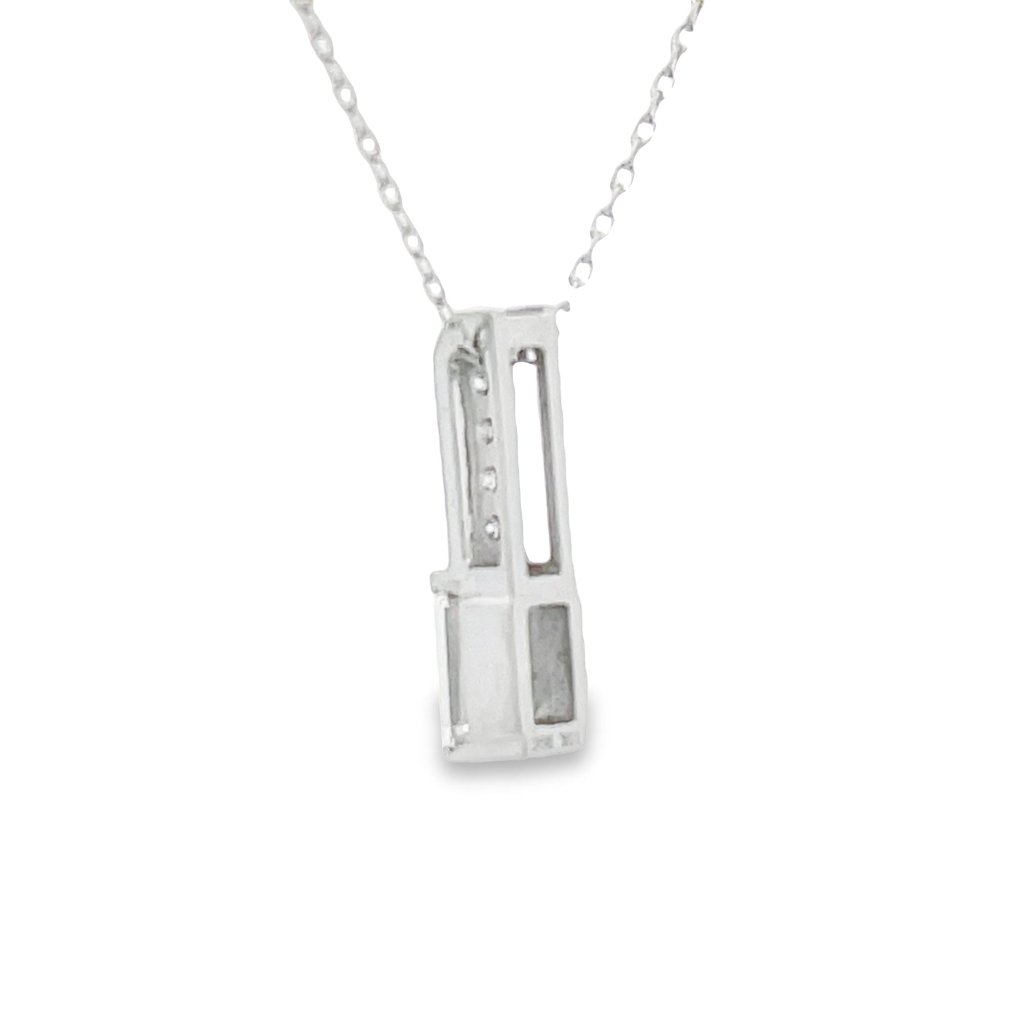 .06ct Zircon Diamond Fashion Pendants 10KT White Gold by Bids.com