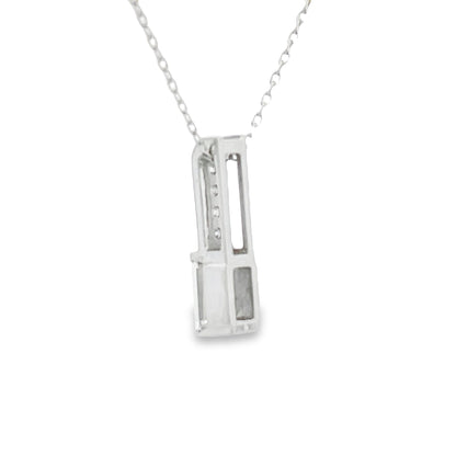 .06ct Zircon Diamond Fashion Pendants 10KT White Gold by Bids.com