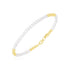 14k Yellow Gold High Polish Freshwater Pearl Pallina Bead Bracelet by Bids.com