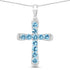 3.85 Carat Genuine Blue Topaz .925 Sterling Silver Pendant by Bids.com