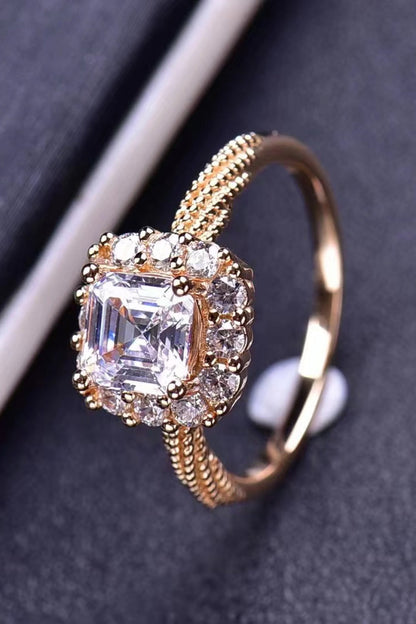 1 Carat Sparkala™ Twisted Ring (18k Rose Gold Over Pure Sterling Silver) by Sparkala
