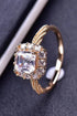 1 Carat Sparkala™ Twisted Ring (18k Rose Gold Over Pure Sterling Silver) by Sparkala