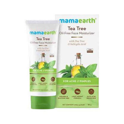 Mamaearth Tea Tree Oil-Free Face Moisturizer For Acne And Pimples